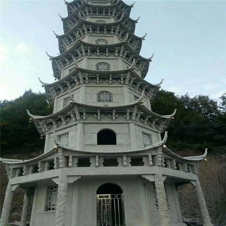 厂家加工仿古石塔 设计加工青石产地