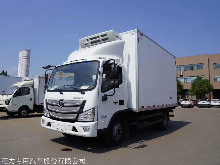 福田欧马可s1国六冷藏车,现车供应,手续齐全