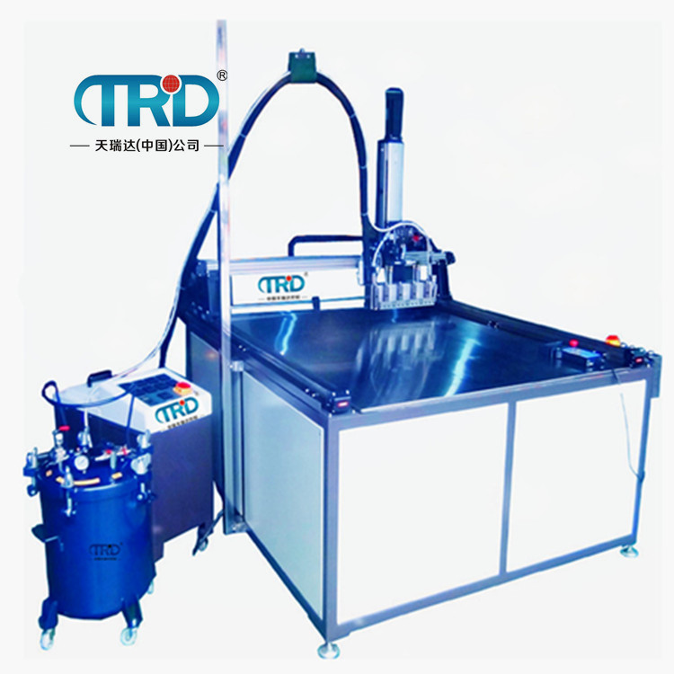 自动点胶机 产品描述【产品名称】tr-l20t661自动热熔胶刮胶机【产品