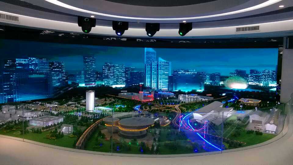 企业展厅模型规划展厅沙盘制作科技展厅沙盘电子科技沙盘