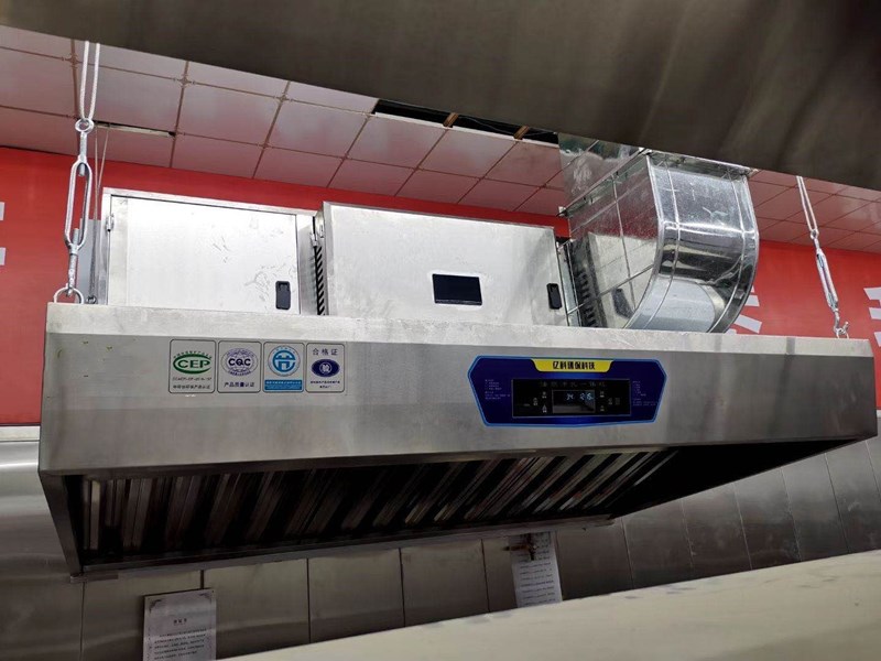 杭州油烟净化一体机厨房 500mm烟罩油烟净化器一体机价格