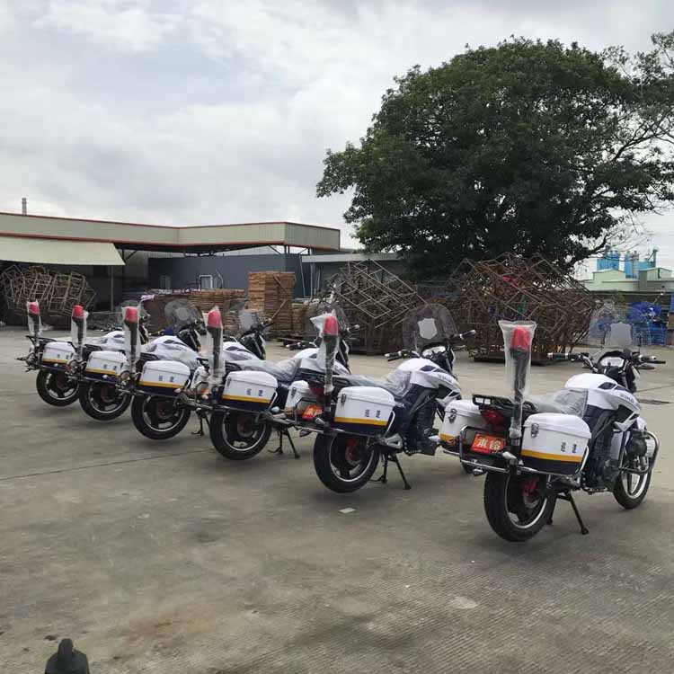 本铃72v魔影2轮治安巡逻电动摩托车城管街道巡查2轮摩托车