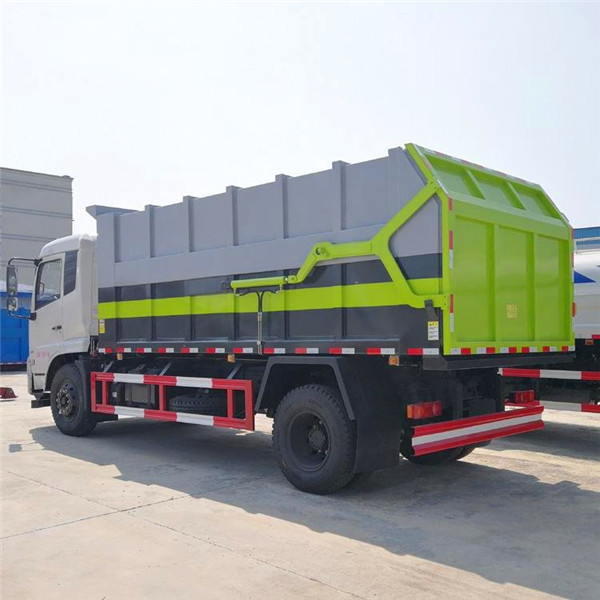 国六14方东风天锦翻斗车 东风天锦建筑垃圾自卸车