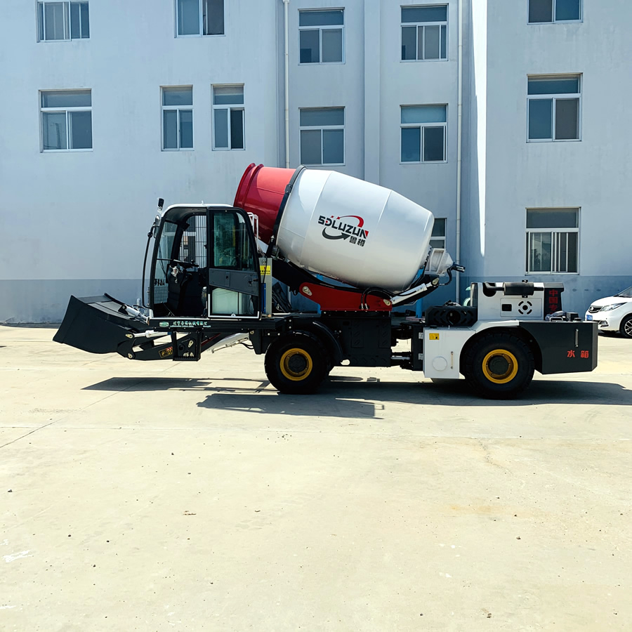 2200型一立方小型自动上料搅拌车鲁樽2方自上料搅拌机价格