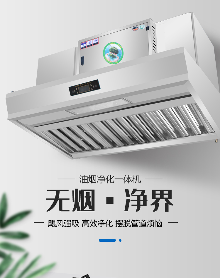 餐饮净化油烟一体机 低空商用油烟净化一体机环保