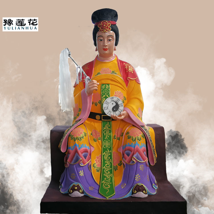 泰山奶奶佛像道教峄山奶奶神像泰山老母神像河南雕塑厂家