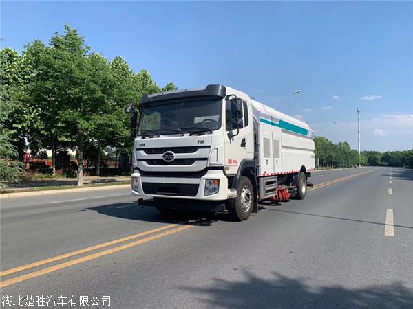 天然气8吨环卫扫路车a中联多功能8吨扫地车a