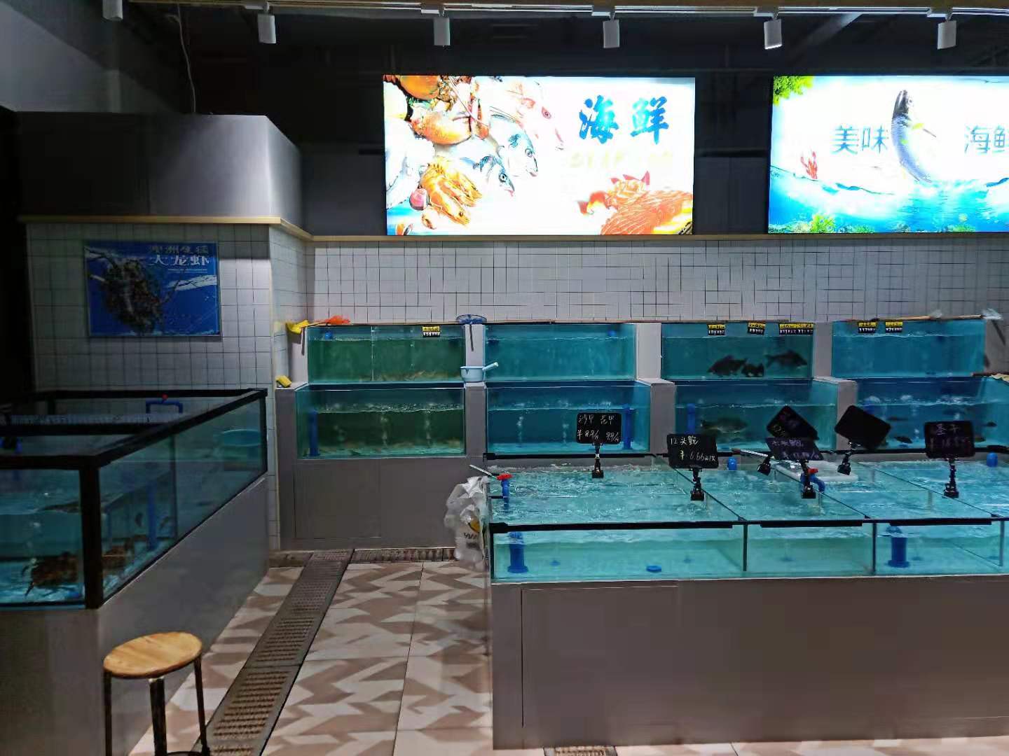 水产市场海鲜鱼缸定做 湘潭饭店海鲜池欢迎来电咨询