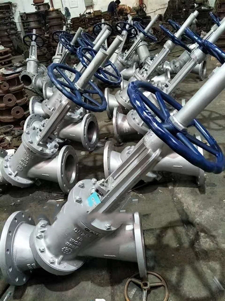 sjs945y16c电动y型料浆阀铝厂专用浆料阀放料阀氧化铝放料阀