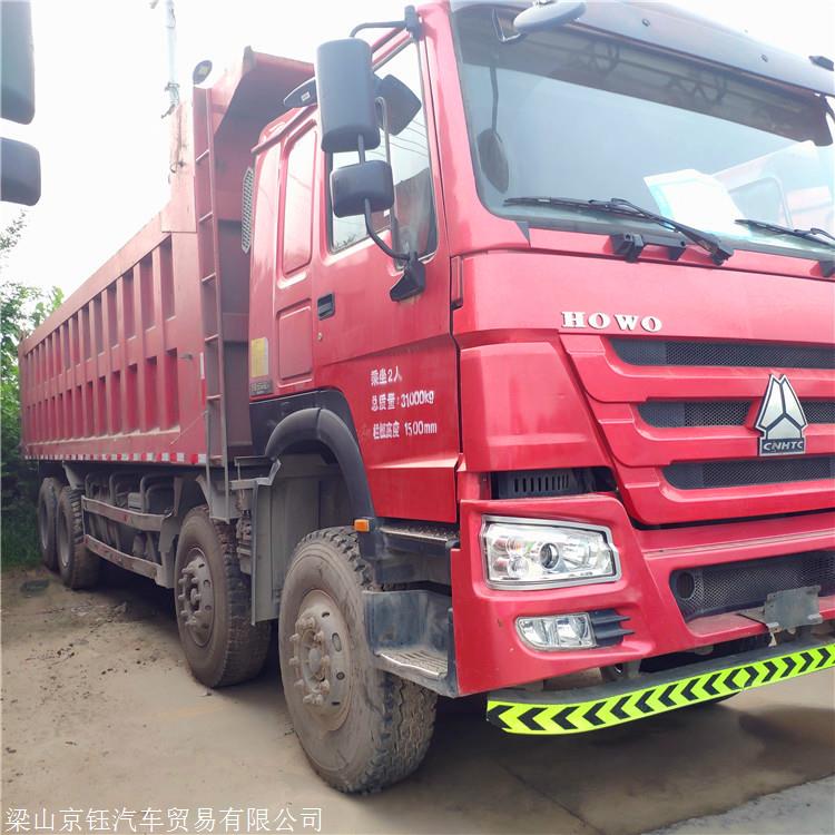 二手重型自卸货车 二手豪沃前四后八自卸车 十轮车