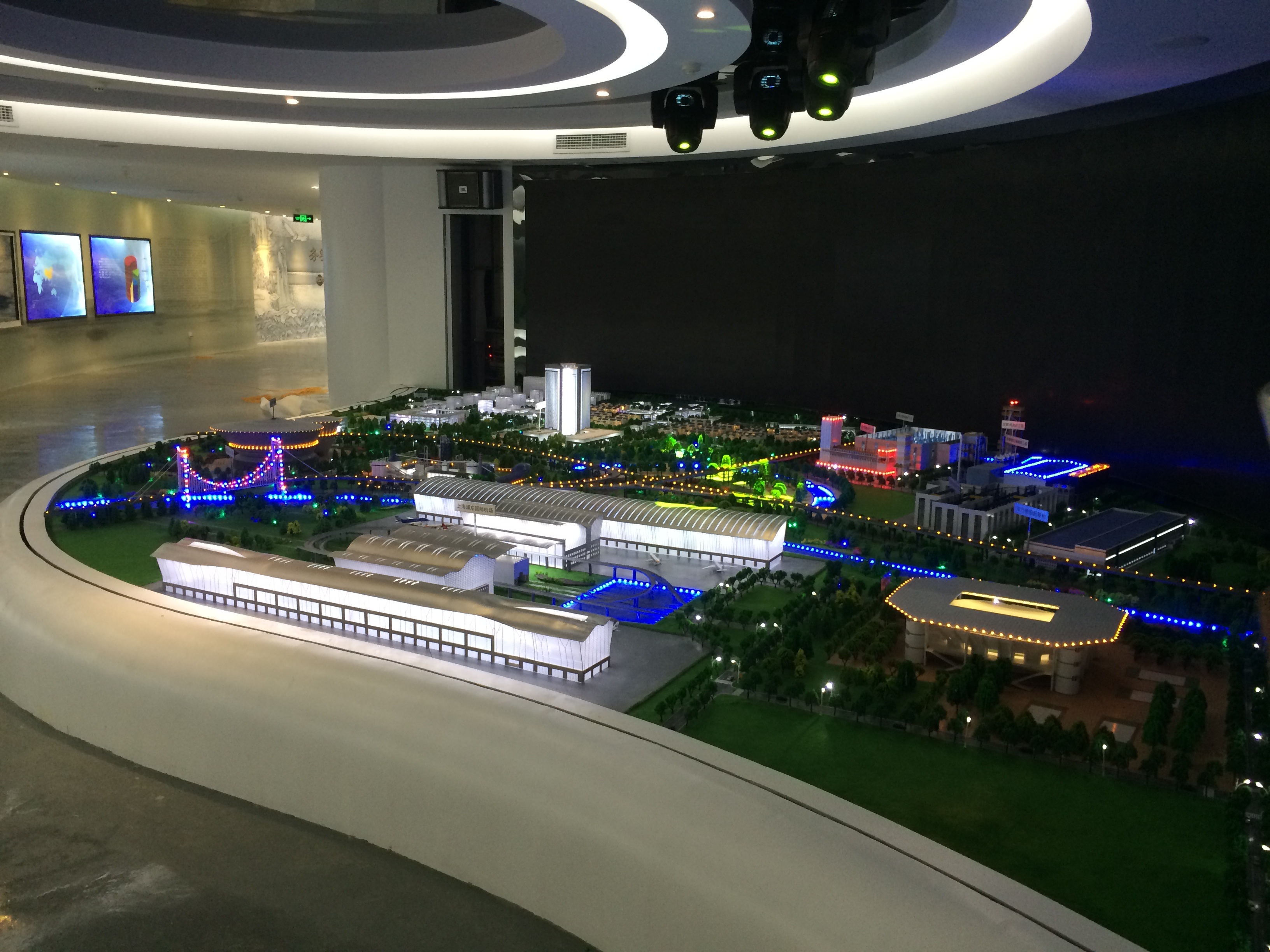 企业展厅模型规划展厅沙盘制作科技展厅沙盘电子科技沙盘
