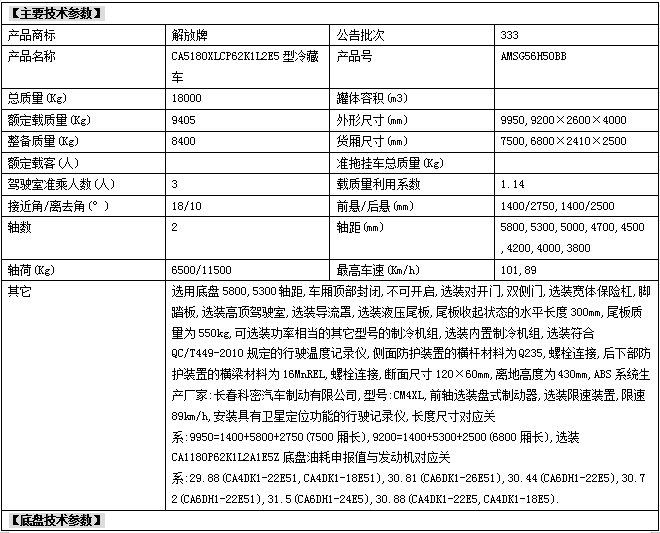 6米8货箱解放j6l高顶冷藏车长途冷冻保鲜活鱼海鲜车