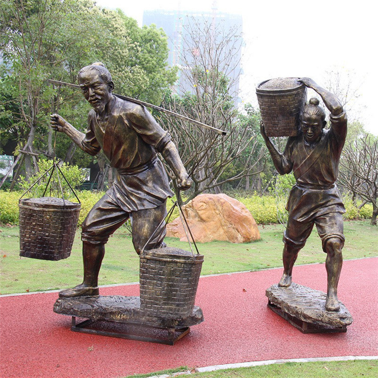 韶关校园雕塑玻璃钢孔子像雕塑学校孔子教学雕塑