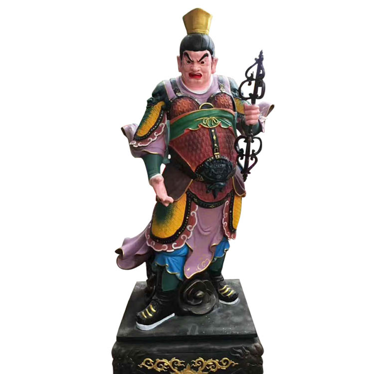 寺庙佛像八大金刚铜雕佛像妙吉祥菩萨极彩神像辟毒金刚雕像