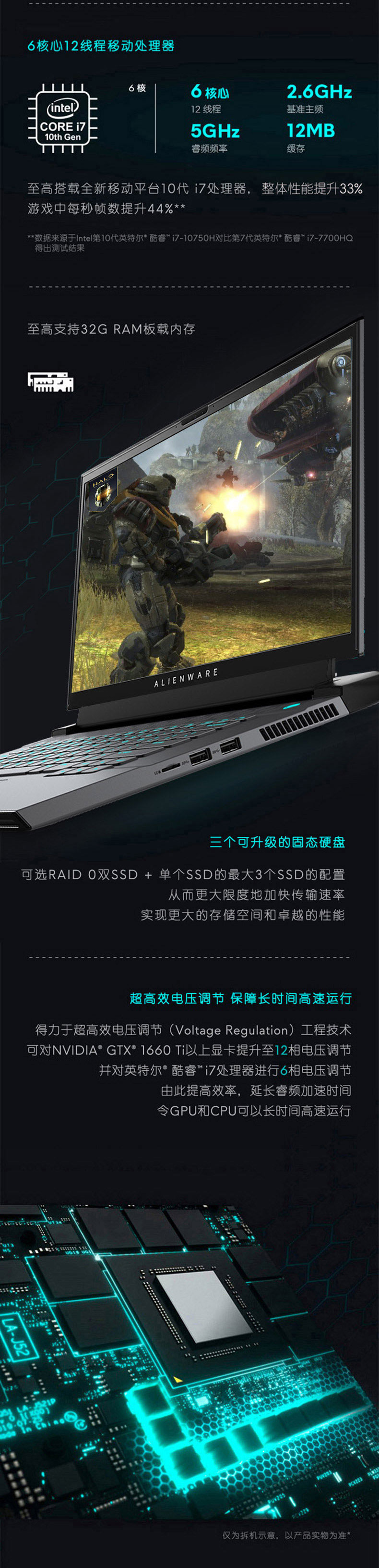 alienware外星人全新m15 r3英特尔酷睿i5游戏笔记本电脑15.