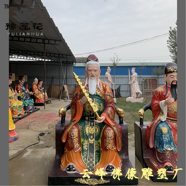 姜太公的故事姜太公姜子牙姜尚神像道教供奉