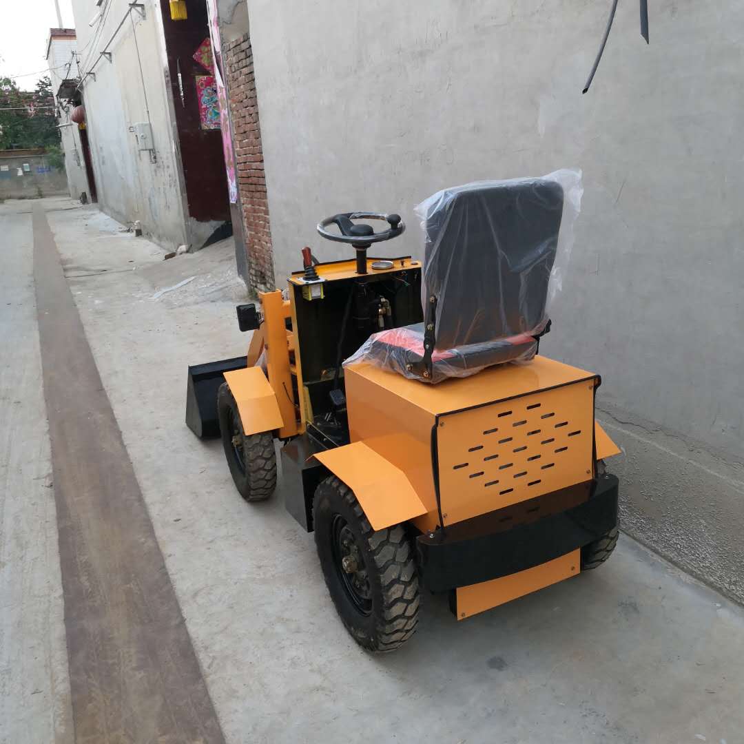 柴油动力小铲车多功能四轮小铲车 工地柴油装载机 果园运输小铲车