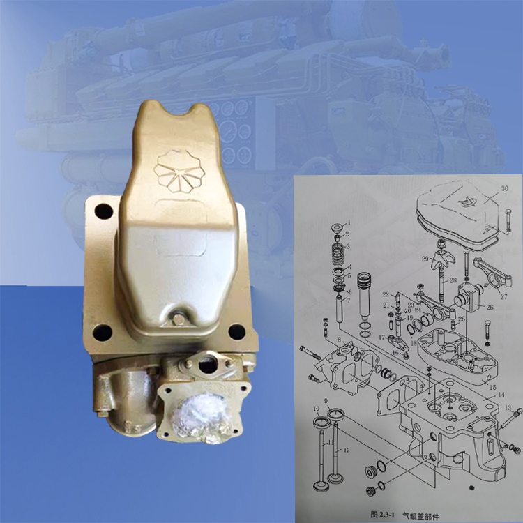 济柴3000型柴油机气缸盖总成的构成