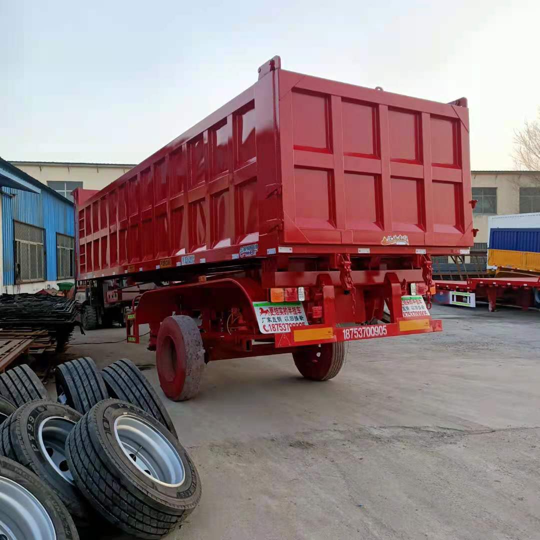 9米后翻自卸半挂车 自卸挂车 自卸全后翻挂车