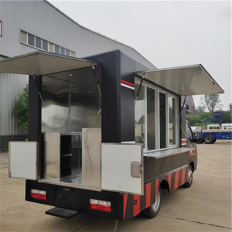 依维柯冰激凌车 餐饮类app配送流动售货车