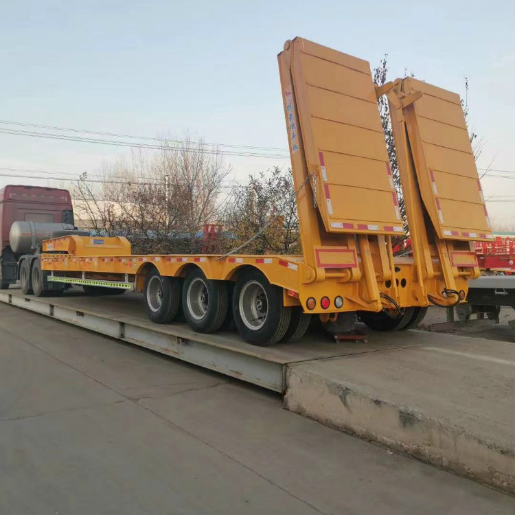三线六轴高低高半挂车 大型设备运输车 两线四轴高低高半挂车