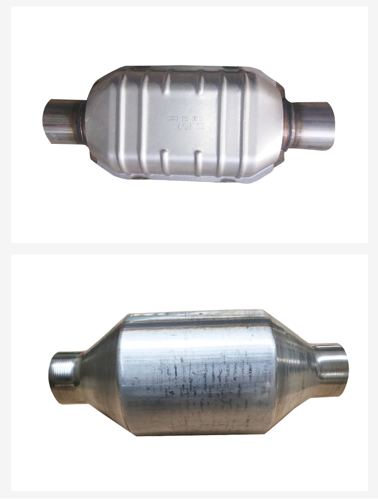 适用通用型三元催化器汽车尾气净化器后节排气管尾节消音器