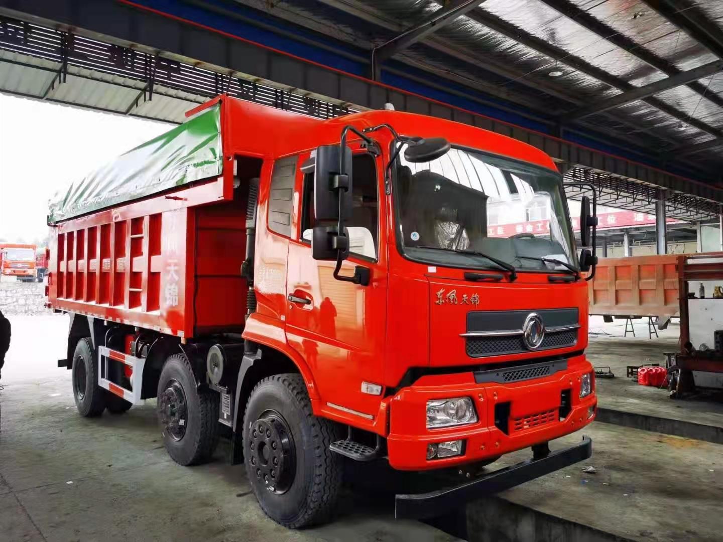 2021新款东风天锦260大马力6x2中型自卸车5.5米5.2米新车报价