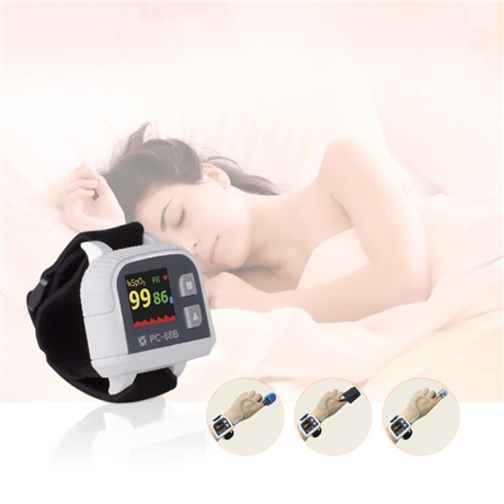 睡眠监测血氧仪腕式乐普pc68b
