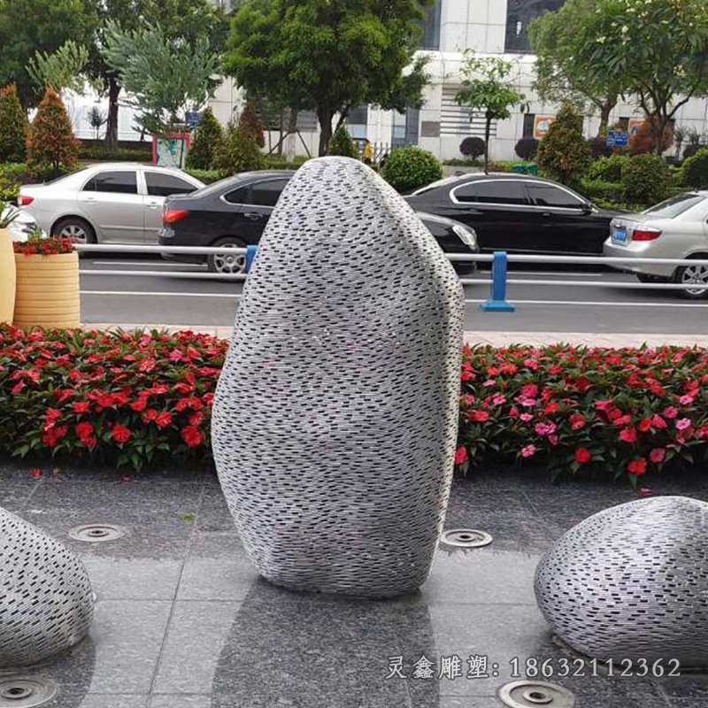 镂空石头文化景观雕塑
