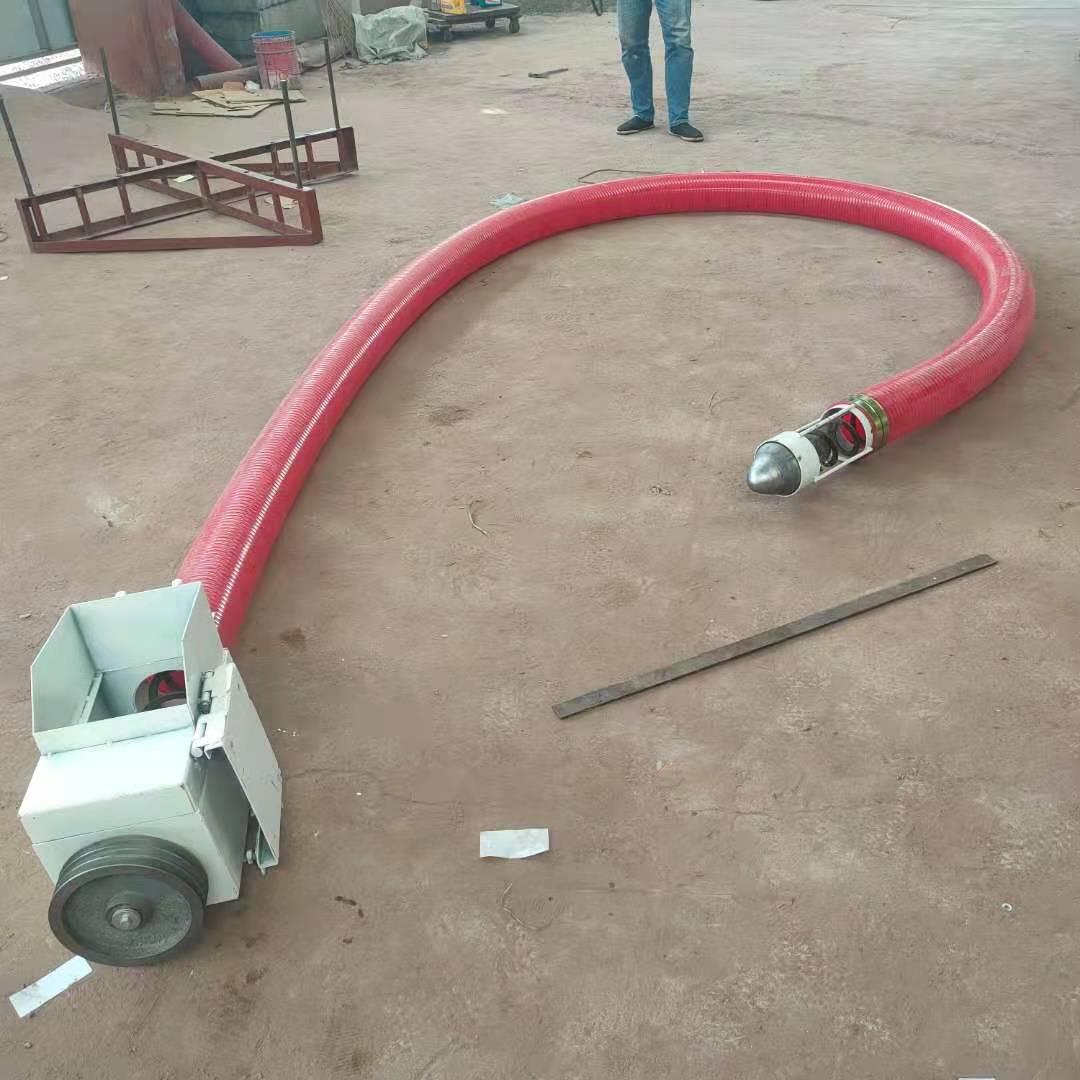 软管吸粮机 车载小型家用抽粮机 电动软管绞龙输送上料机