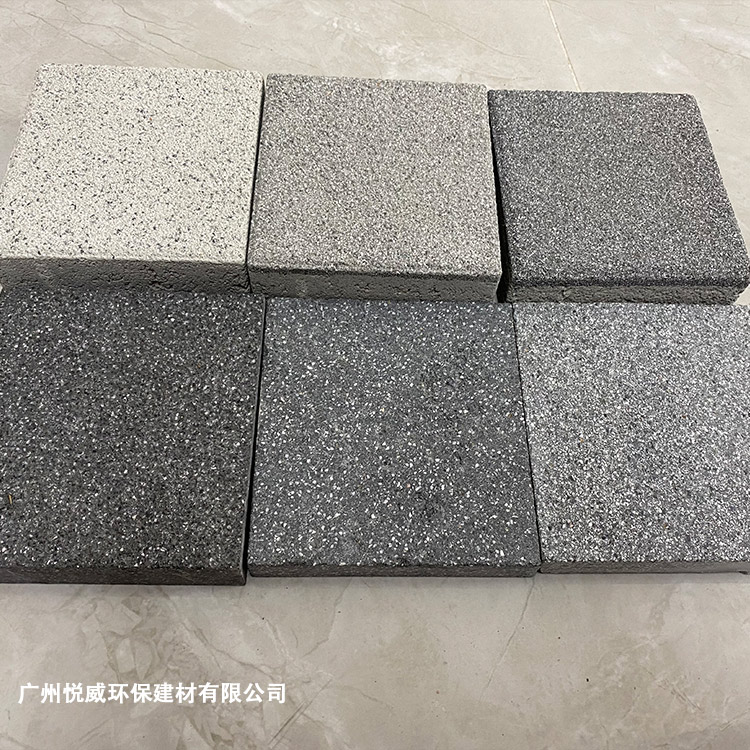 仿石砖仿石材pc透水砖5060厚生态石广东悦威