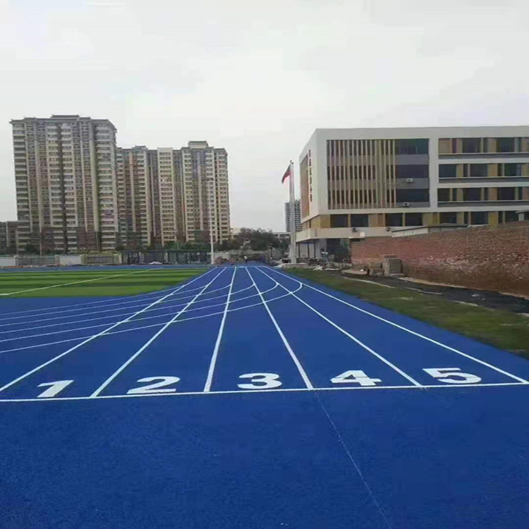 丙烯酸篮球场 标准塑胶跑道 社区塑胶跑道