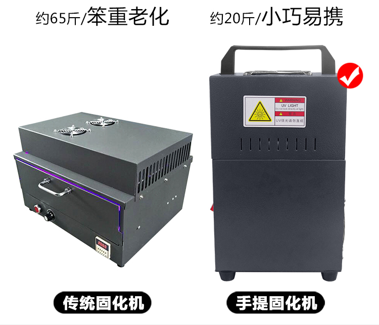 rx400w手提式uv固化机丝印油墨光油uv光固化机设备定制生产厂家