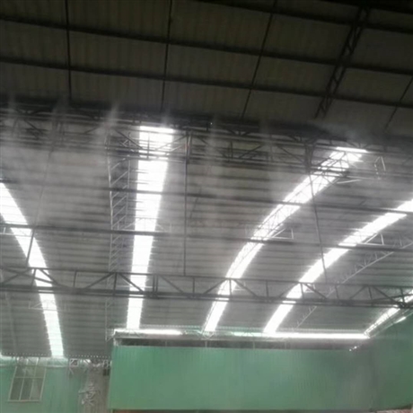 三门峡喷雾降尘厂家 雾森降尘设备 成品库喷雾除尘 空压干雾降尘系统