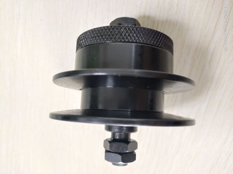 可调宽窄过线轮导线轮钢丝电缆铁导轮