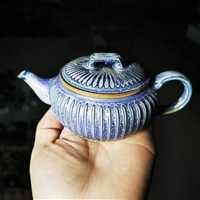 河南钧瓷茶具 好的茶具 钧瓷瓶 传统中式茶具设计
