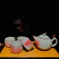 河南钧瓷茶具 茶具礼盒五金配件 功夫茶具桌 卖陶瓷茶具