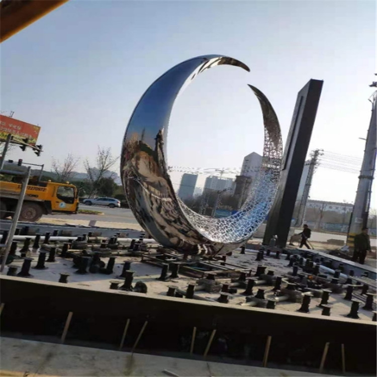 丛卫园林 异形不锈钢雕塑生产 艺术雕塑 货源充足