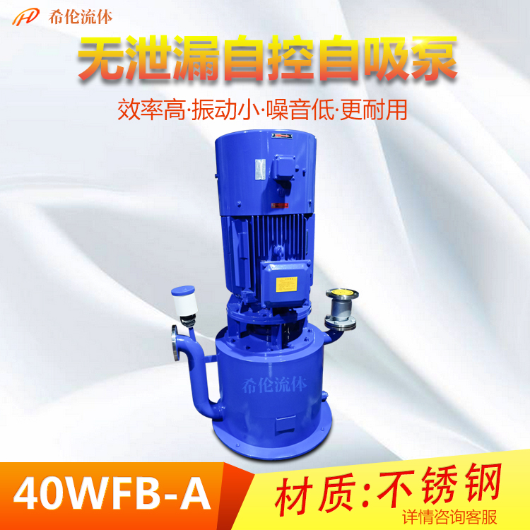 立式自控自吸式排污泵 铸钢 40wfb-a