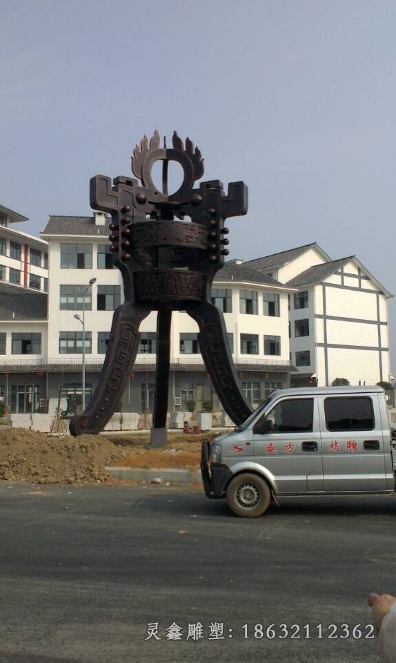 酒樽园林景观铜雕