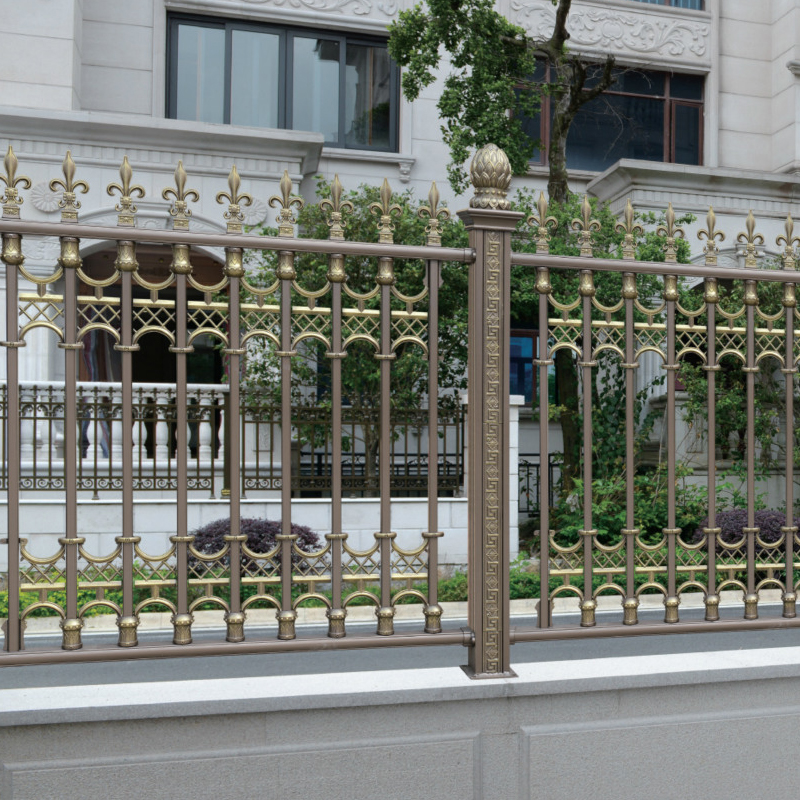 批发零售室外铝合金栏杆护栏欧式铝艺护栏铝艺焊接围栏