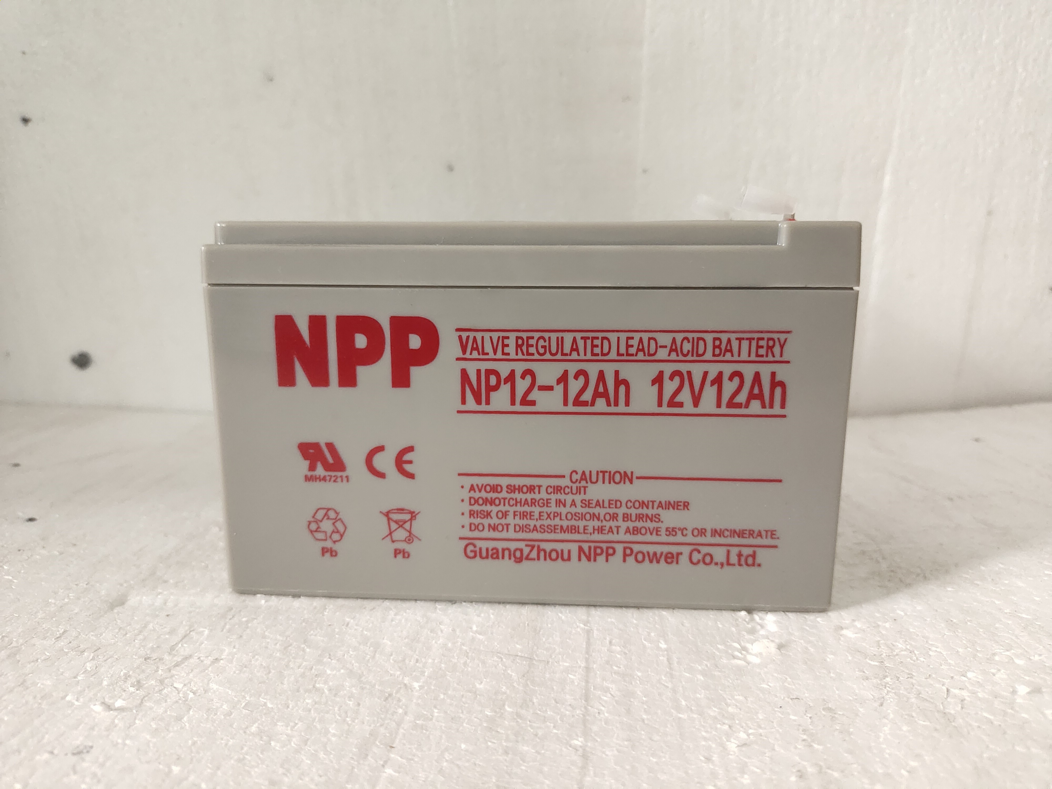 npp耐普np12-24ah 蓄电池12v24ah 太阳能后备电源电池组 机房应