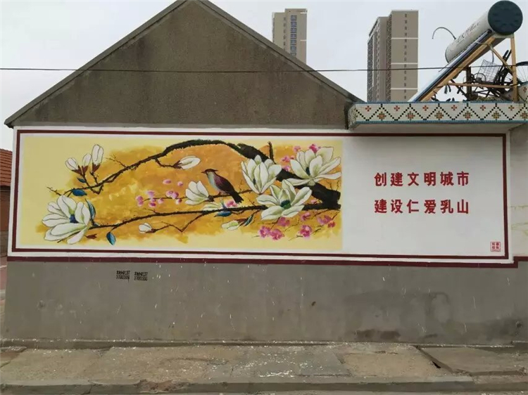 盐城农村彩绘墙xcch188社区村镇文化墙油画风格求购乡村振兴上门绘图
