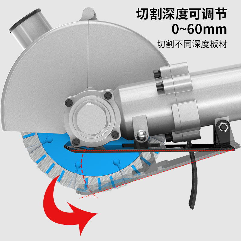 卡玛顿开槽机一次成型无尘水电安装线槽切割机切槽机开槽神器