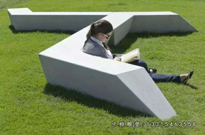不锈钢公园创意座椅雕塑