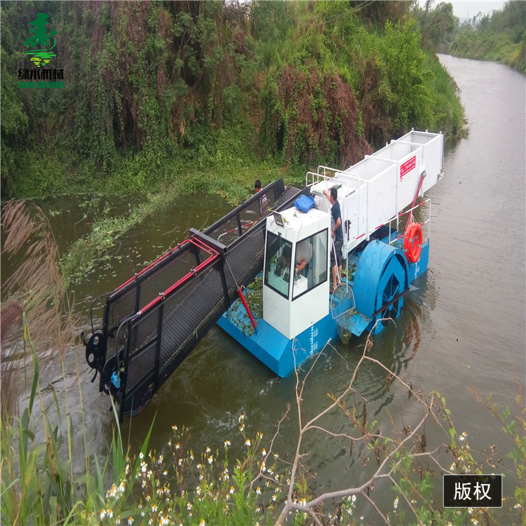 广东水葫芦打捞船水浮莲打捞船水草收割船