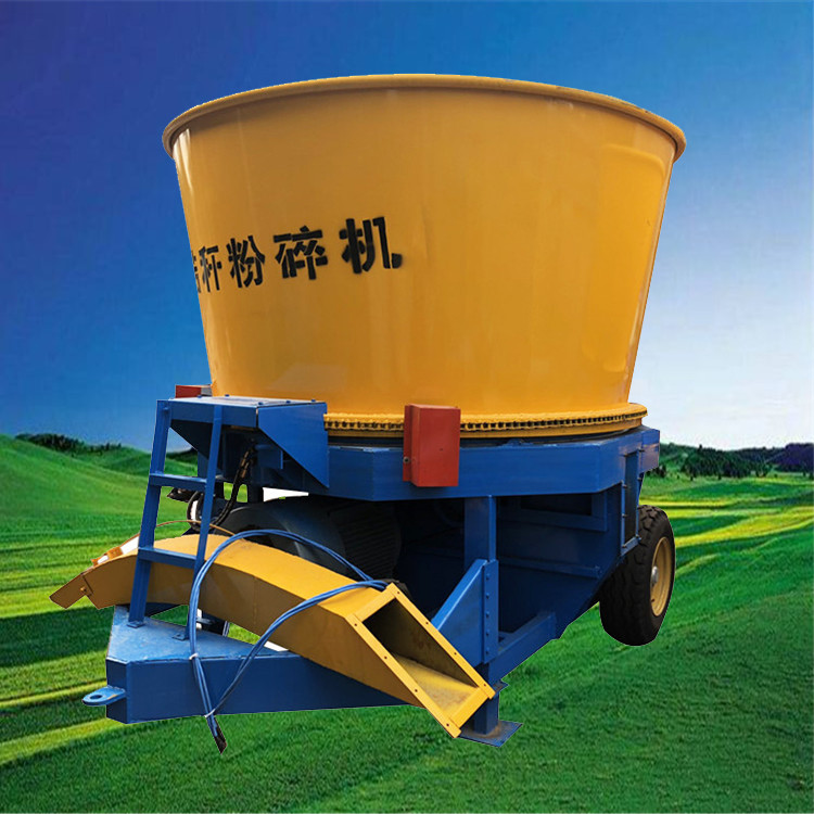 农场草料粉碎机 自动进料粉碎机 大型秸秆粉碎机