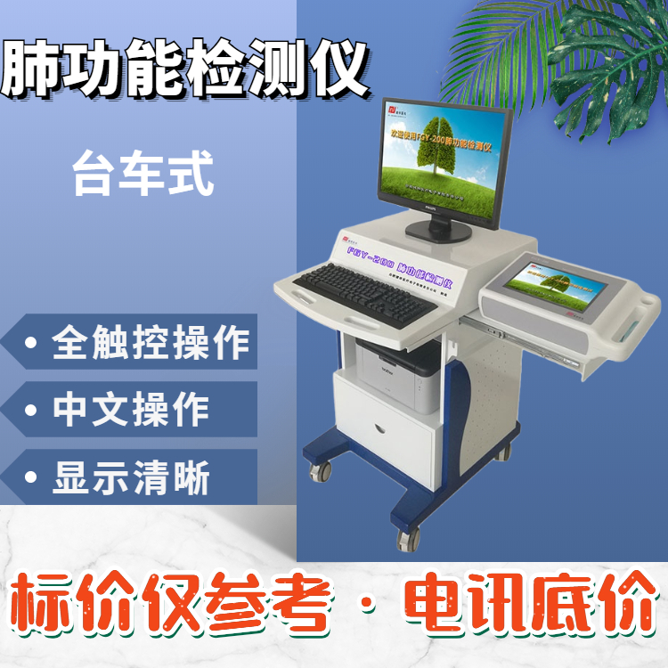 台车式肺功能检测仪健桥fgy200肺功能测定仪