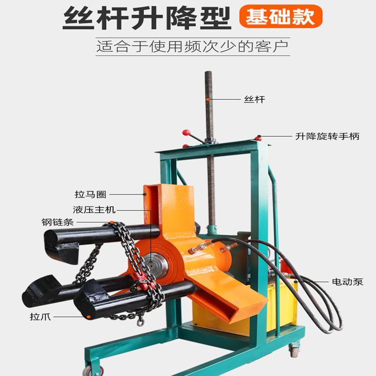液压拉马厂家供应分体三爪小拉马100t电动小车液压拉马