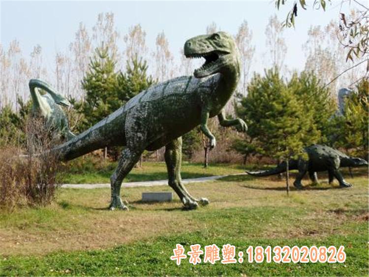 玻璃钢公园恐龙雕塑